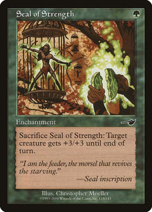 Image for Seal of Strength (115) (Nemesis) - Magic: The Gathering