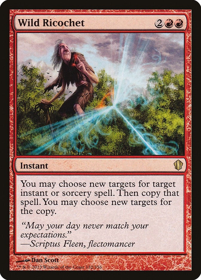 Image for Wild Ricochet (132) (Commander 2013) - Magic: The Gathering