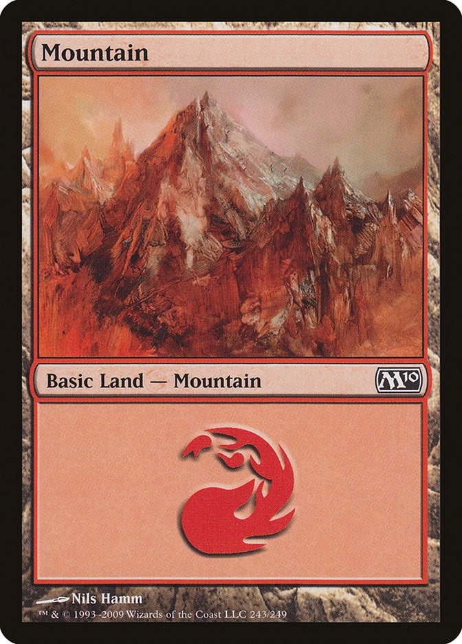 Image for Mountain (243) (243) (Magic 2010 (M10)) (M10) - Magic: The Gathering