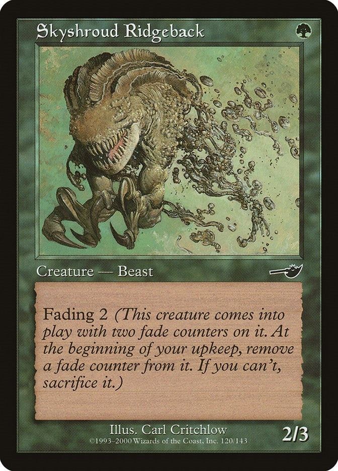 Image for Skyshroud Ridgeback (120) (Nemesis) - Magic: The Gathering