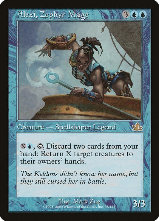 Image for Alexi, Zephyr Mage (28) (Prophecy) - Magic: The Gathering