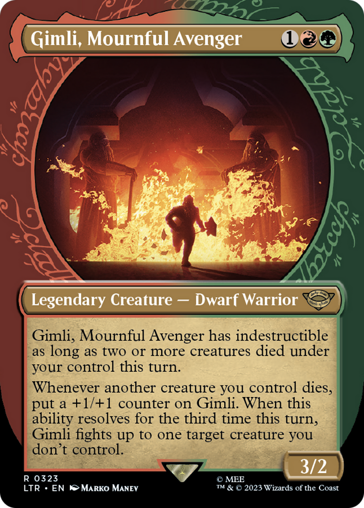 Gimli, Mournful Avenger (Showcase) (323) (LTR)