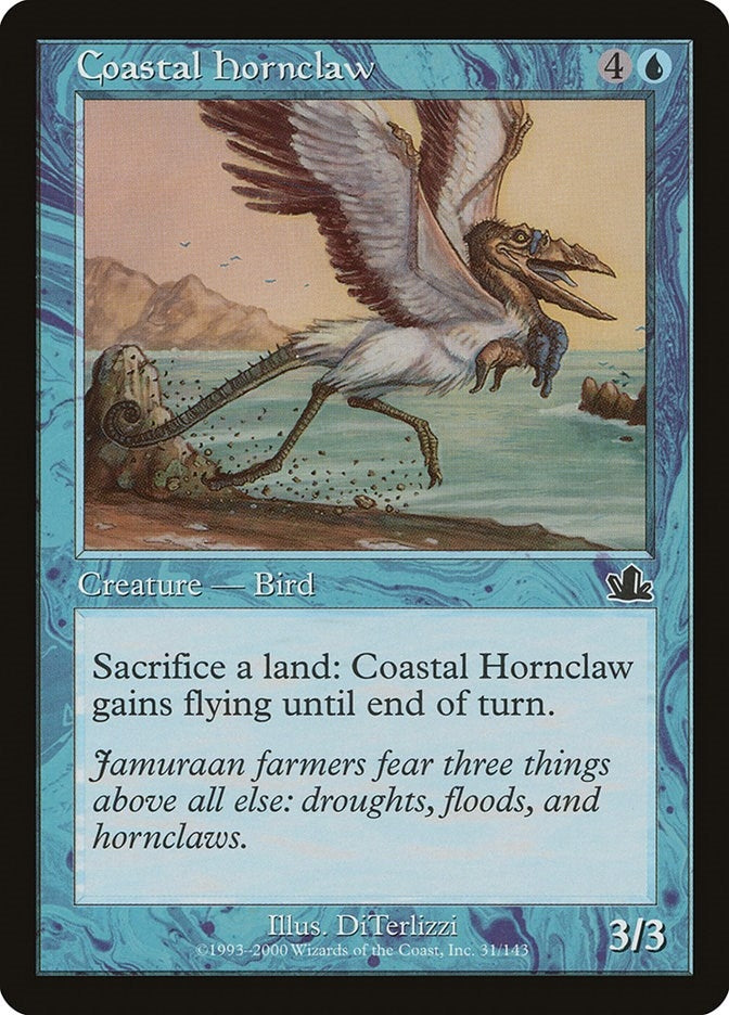 Image for Coastal Hornclaw (31) (Prophecy) - Magic: The Gathering