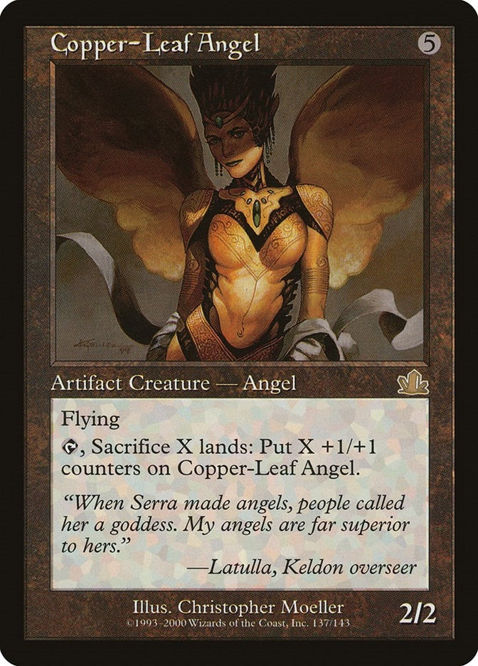 Image for Copper-Leaf Angel (137) (Prophecy) - Magic: The Gathering