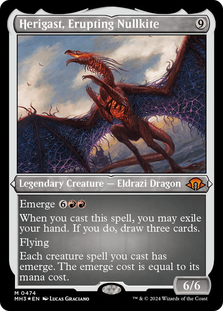 Herigast, Erupting Nullkite (Foil Etched) (474) (MH3)