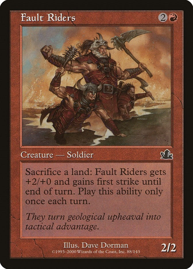 Image for Fault Riders (88) (Prophecy) - Magic: The Gathering