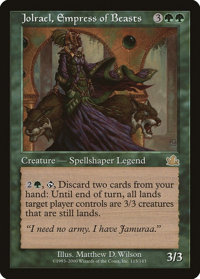 Image for Jolrael, Empress of Beasts (115) (Prophecy) - Magic: The Gathering