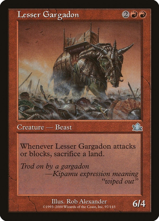 Image for Lesser Gargadon (97) (Prophecy) - Magic: The Gathering