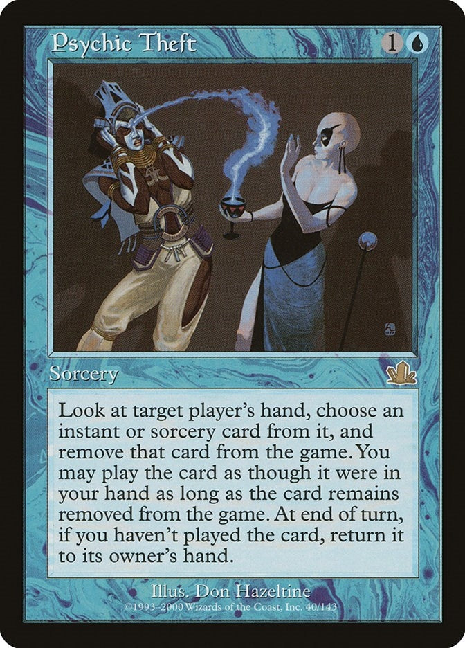 Image for Psychic Theft (40) (Prophecy) - Magic: The Gathering