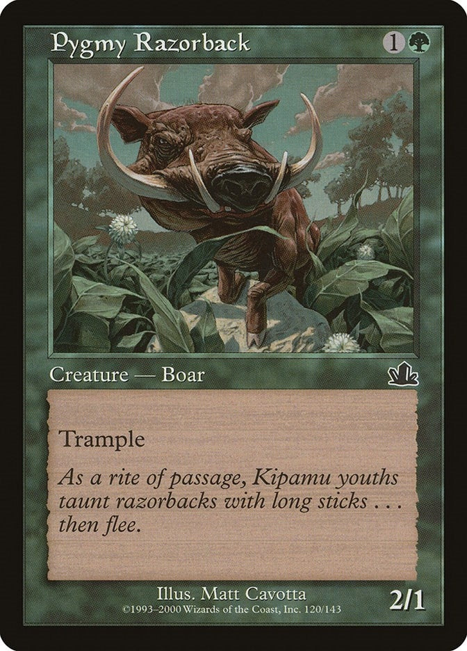 Image for Pygmy Razorback (120) (Prophecy) - Magic: The Gathering
