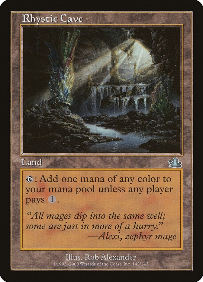 Image for Rhystic Cave (142) (Prophecy) - Magic: The Gathering