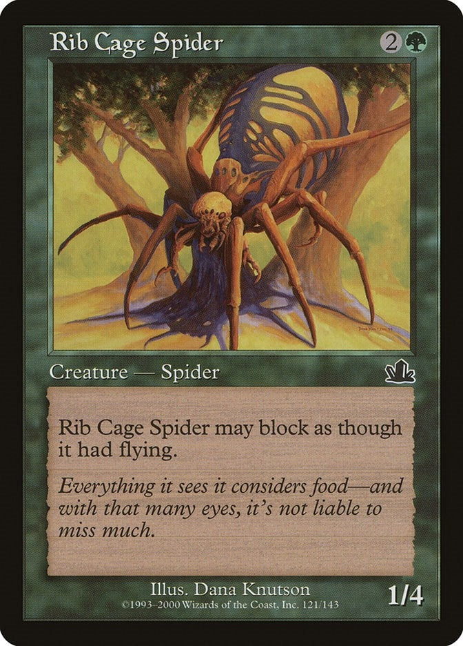 Image for Rib Cage Spider (121) (Prophecy) - Magic: The Gathering