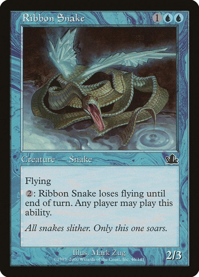 Image for Ribbon Snake (46) (Prophecy) - Magic: The Gathering