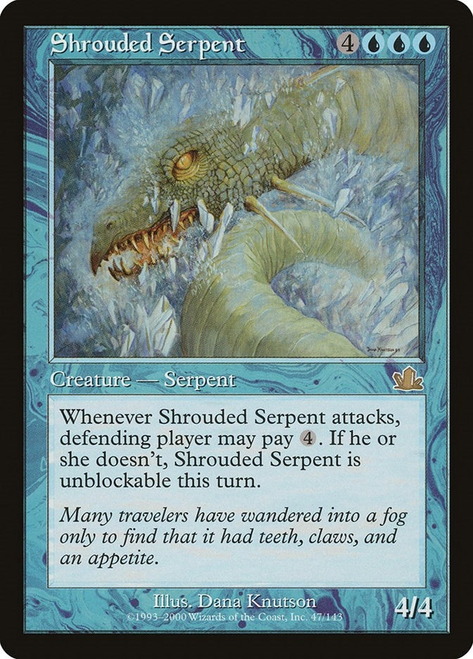 Image for Shrouded Serpent (47) (Prophecy) - Magic: The Gathering