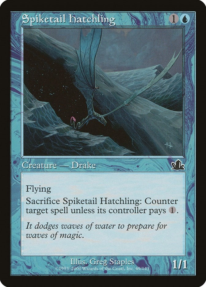 Image for Spiketail Hatchling (49) (Prophecy) - Magic: The Gathering