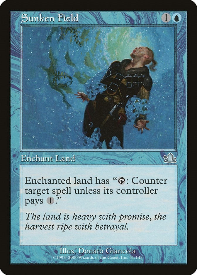 Image for Sunken Field (51) (Prophecy) - Magic: The Gathering