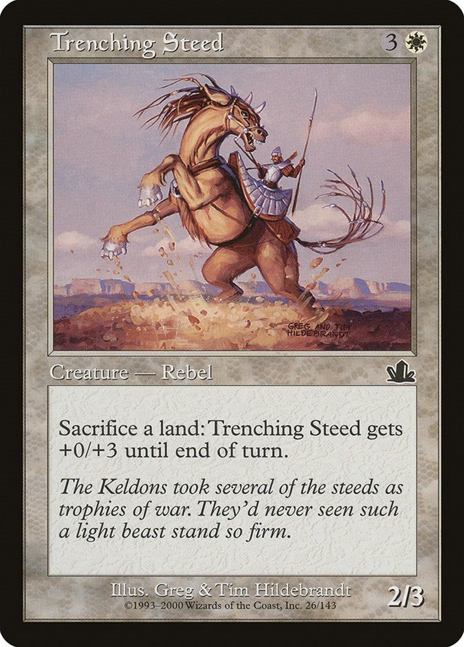 Image for Trenching Steed (26) (Prophecy) - Magic: The Gathering