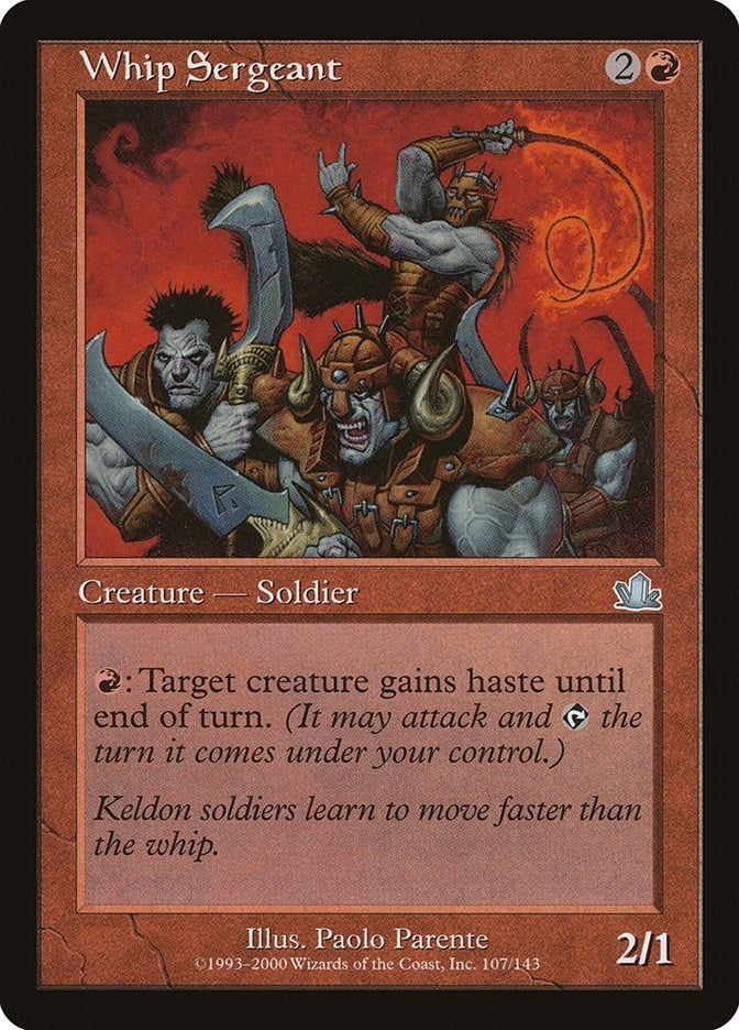 Image for Whip Sergeant (107) (Prophecy) - Magic: The Gathering