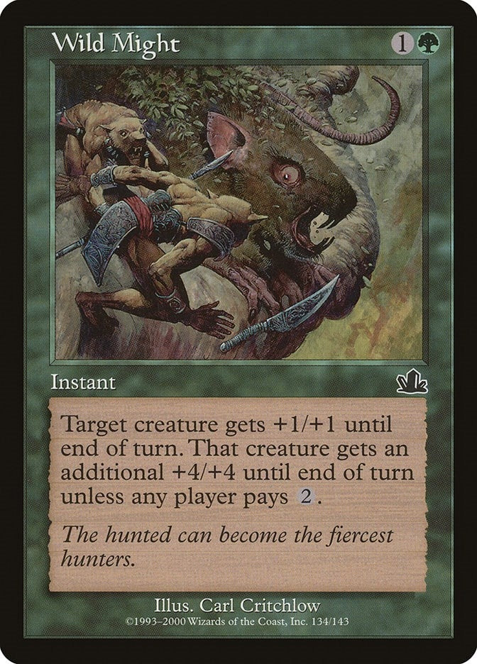Image for Wild Might (134) (Prophecy) - Magic: The Gathering
