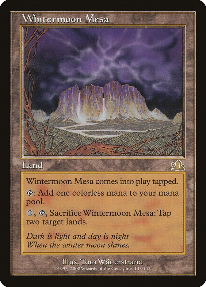 Image for Wintermoon Mesa (143) (Prophecy) - Magic: The Gathering