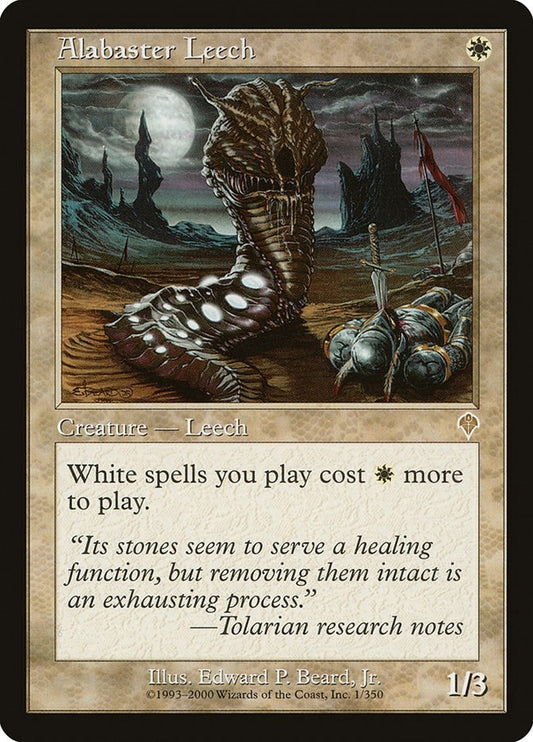 Image for Alabaster Leech (1) (Invasion) - Magic: The Gathering