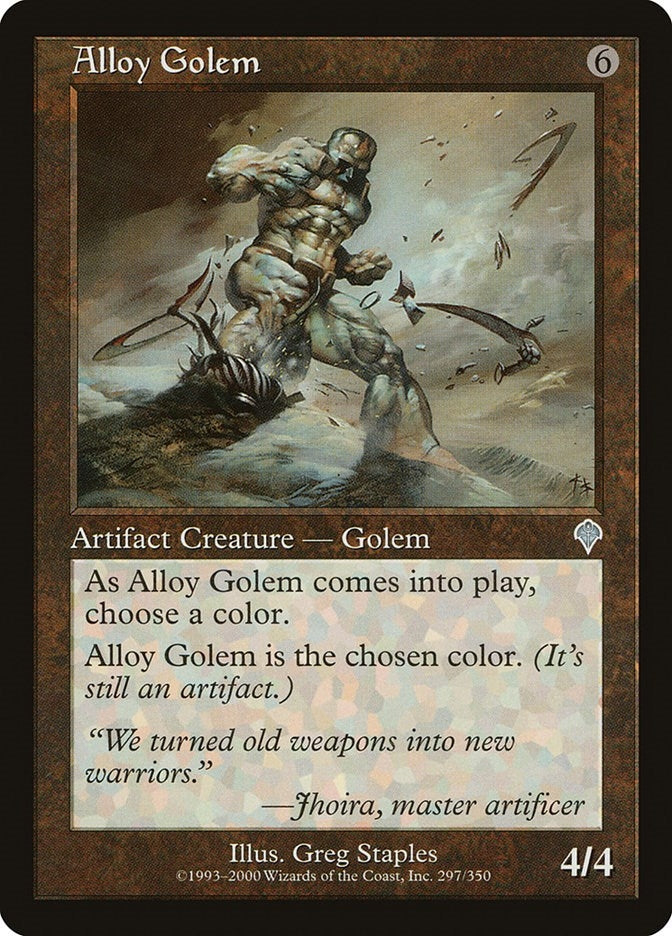 Image for Alloy Golem (297) (Invasion) - Magic: The Gathering