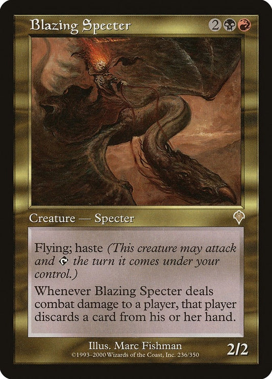 Image for Blazing Specter (236) (Invasion) - Magic: The Gathering