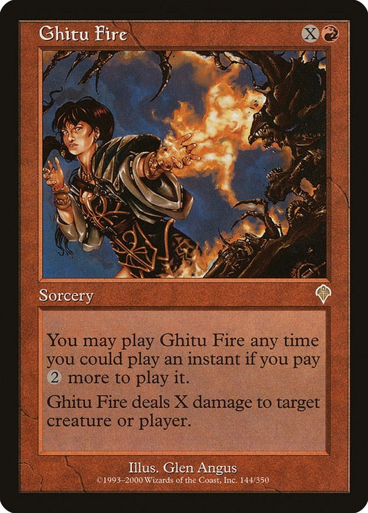Image for Ghitu Fire (144) (Invasion) - Magic: The Gathering