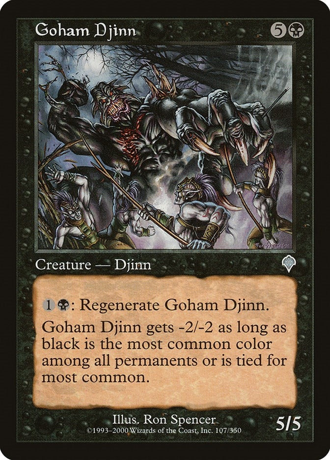 Image for Goham Djinn (107) (Invasion) - Magic: The Gathering