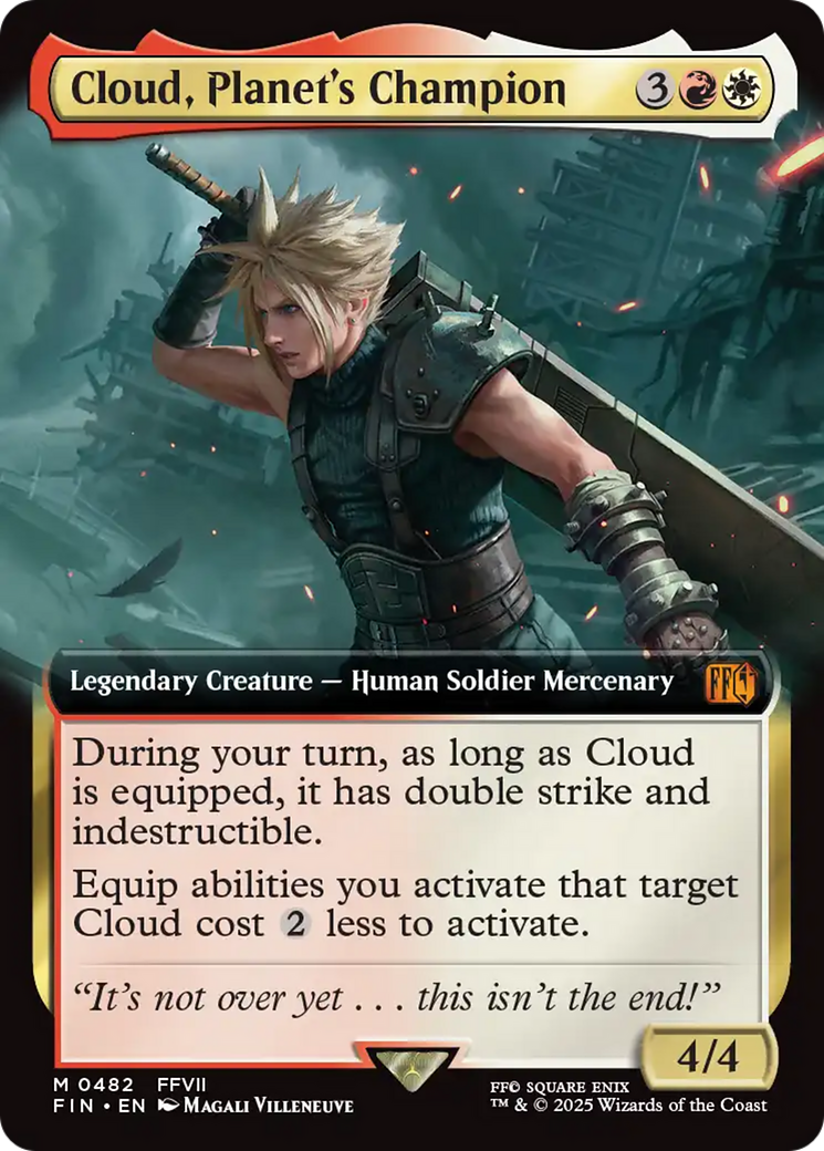 Cloud, Planet's Champion (Extended Art) (482) (FIN)