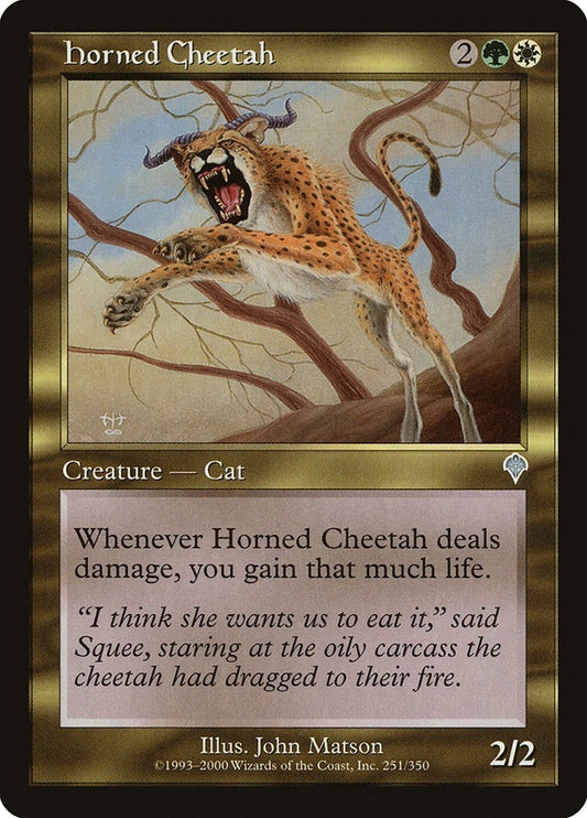 Horned Cheetah (251) (Invasion)