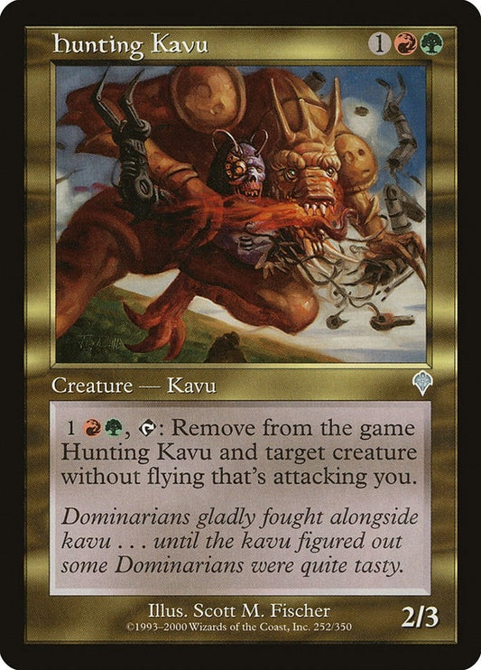 Image for Hunting Kavu (252) (Invasion) - Magic: The Gathering