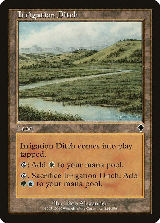 Image for Irrigation Ditch (324) (Invasion) - Magic: The Gathering