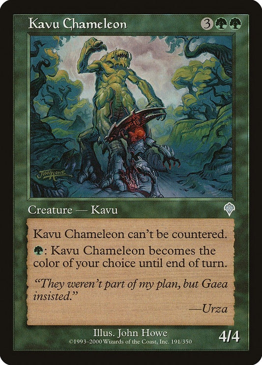 Image for Kavu Chameleon (191) (Invasion) - Magic: The Gathering