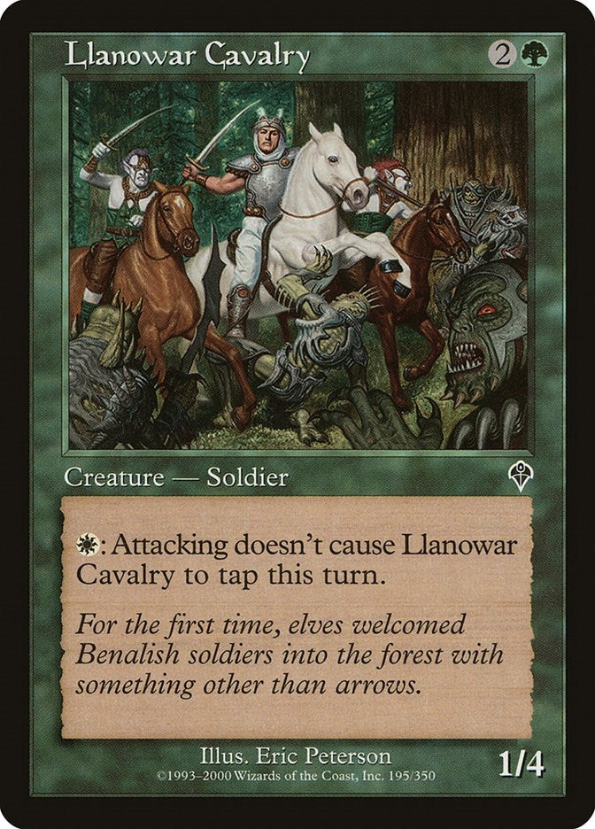 Image for Llanowar Cavalry (195) (Invasion) - Magic: The Gathering