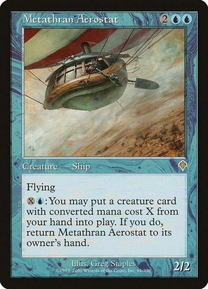 Image for Metathran Aerostat (61) (Invasion) - Magic: The Gathering