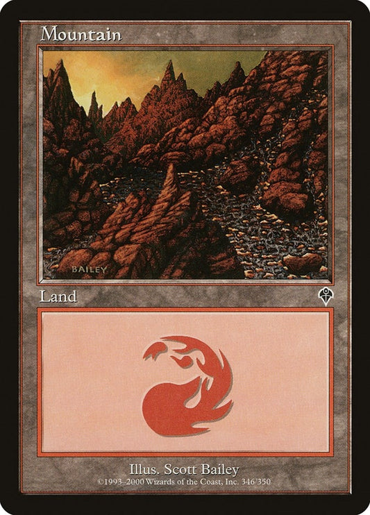 Image for Mountain (346) (346) (Invasion) - Magic: The Gathering