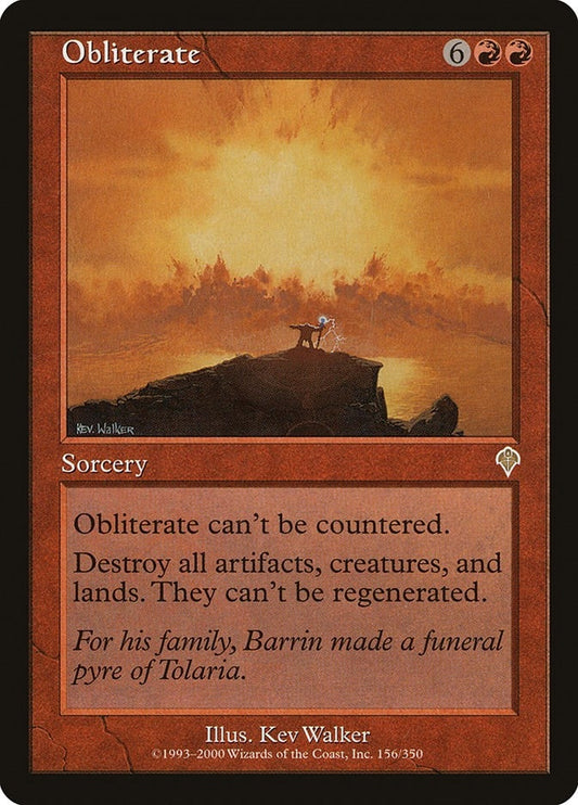 Image for Obliterate (156) (Invasion) - Magic: The Gathering