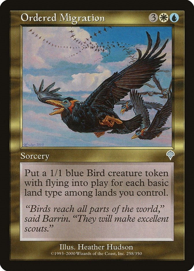 Image for Ordered Migration (258) (Invasion) - Magic: The Gathering