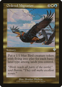 Image for Ordered Migration (258) (Invasion) - Magic: The Gathering