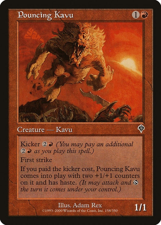 Pouncing Kavu (158) (Invasion)