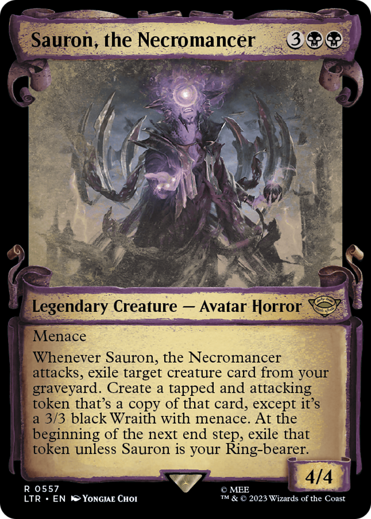 Sauron, the Necromancer (Showcase Scrolls) (557) (LTR)