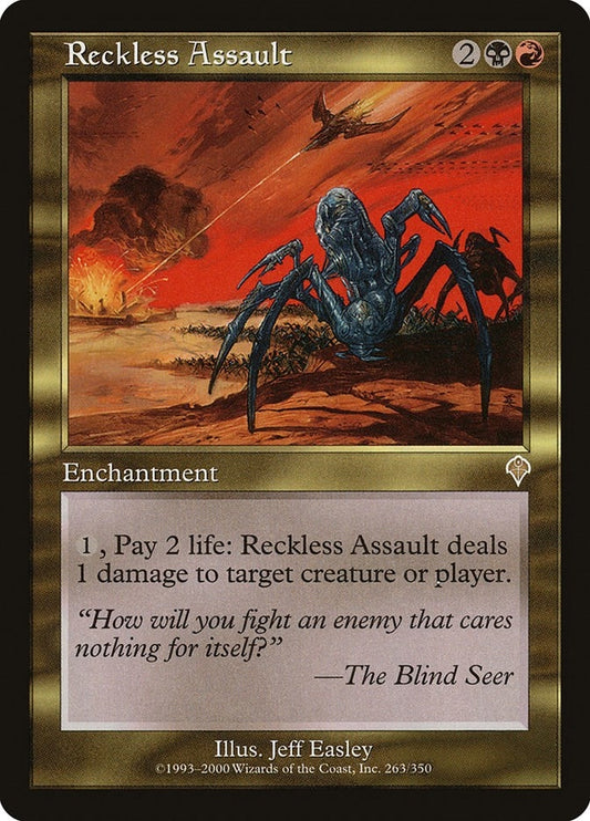 Image for Reckless Assault (263) (Invasion) - Magic: The Gathering
