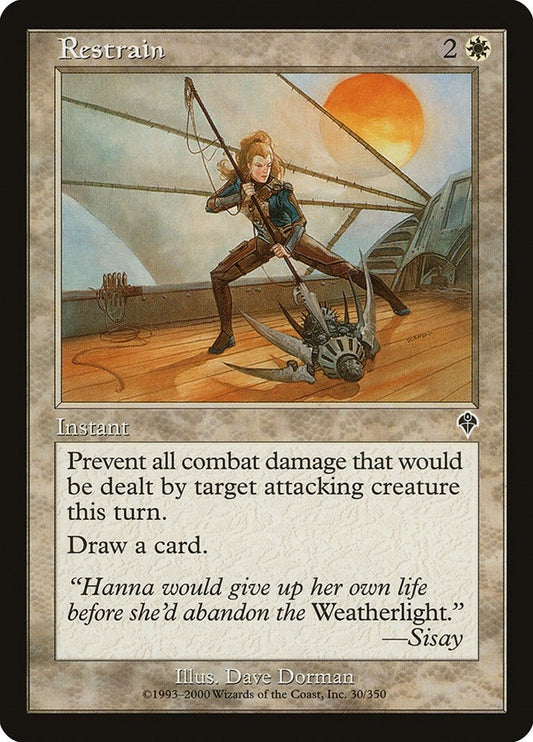 Image for Restrain (30) (Invasion) - Magic: The Gathering