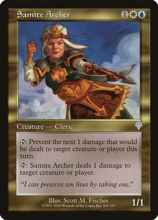 Image for Samite Archer (269) (Invasion) - Magic: The Gathering