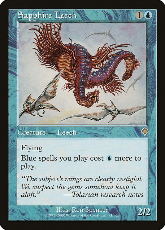 Image for Sapphire Leech (71) (Invasion) - Magic: The Gathering