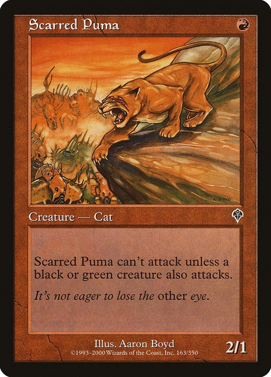 Image for Scarred Puma (163) (Invasion) - Magic: The Gathering