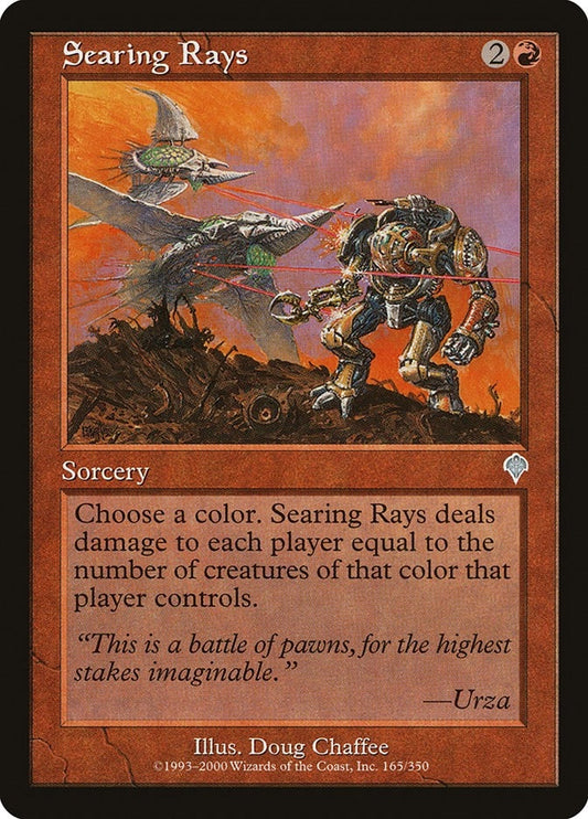 Image for Searing Rays (165) (Invasion) - Magic: The Gathering