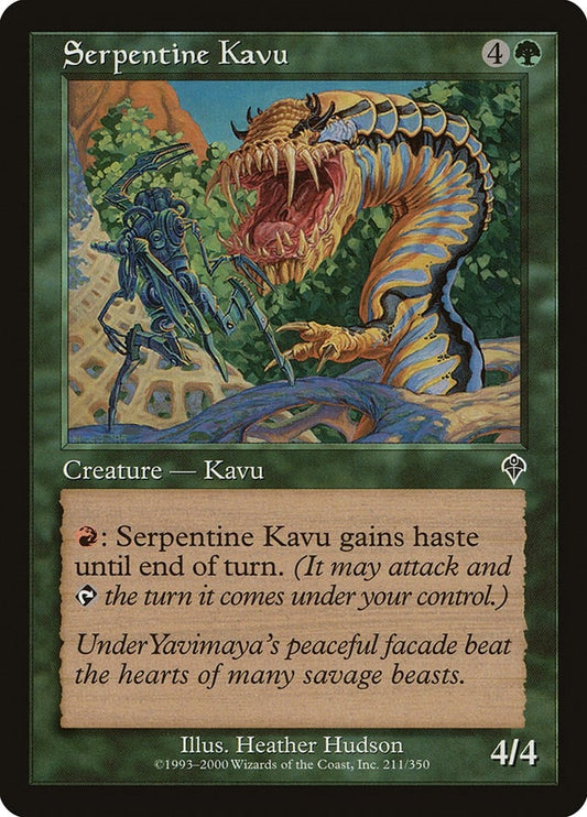 Serpentine Kavu (211) (Invasion)