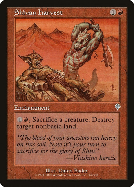 Shivan Harvest (167) (Invasion)